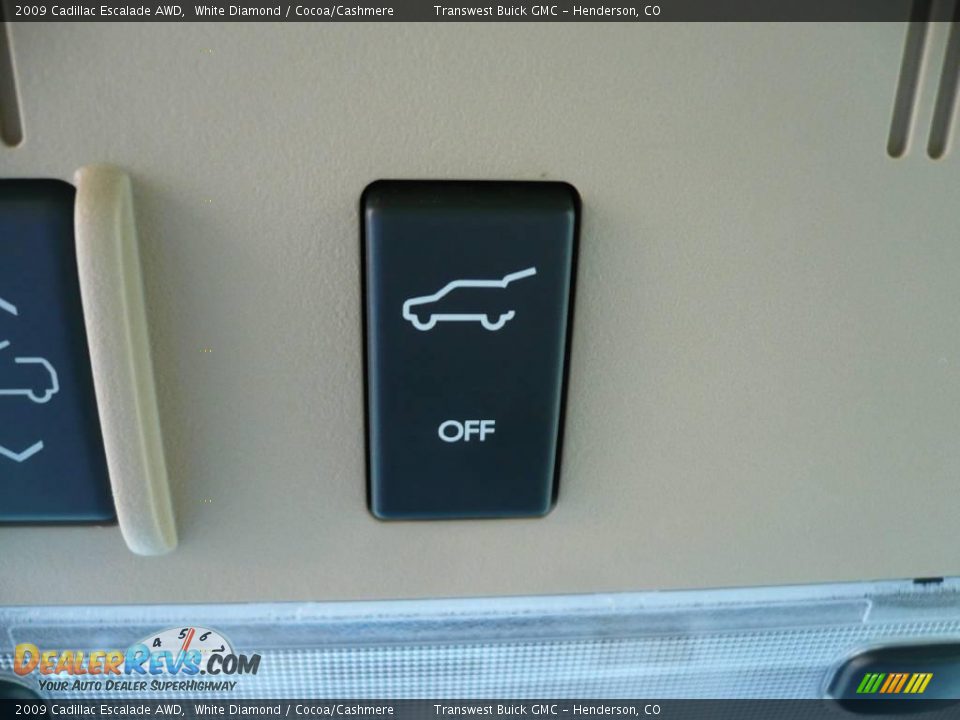 2009 Cadillac Escalade AWD White Diamond / Cocoa/Cashmere Photo #18