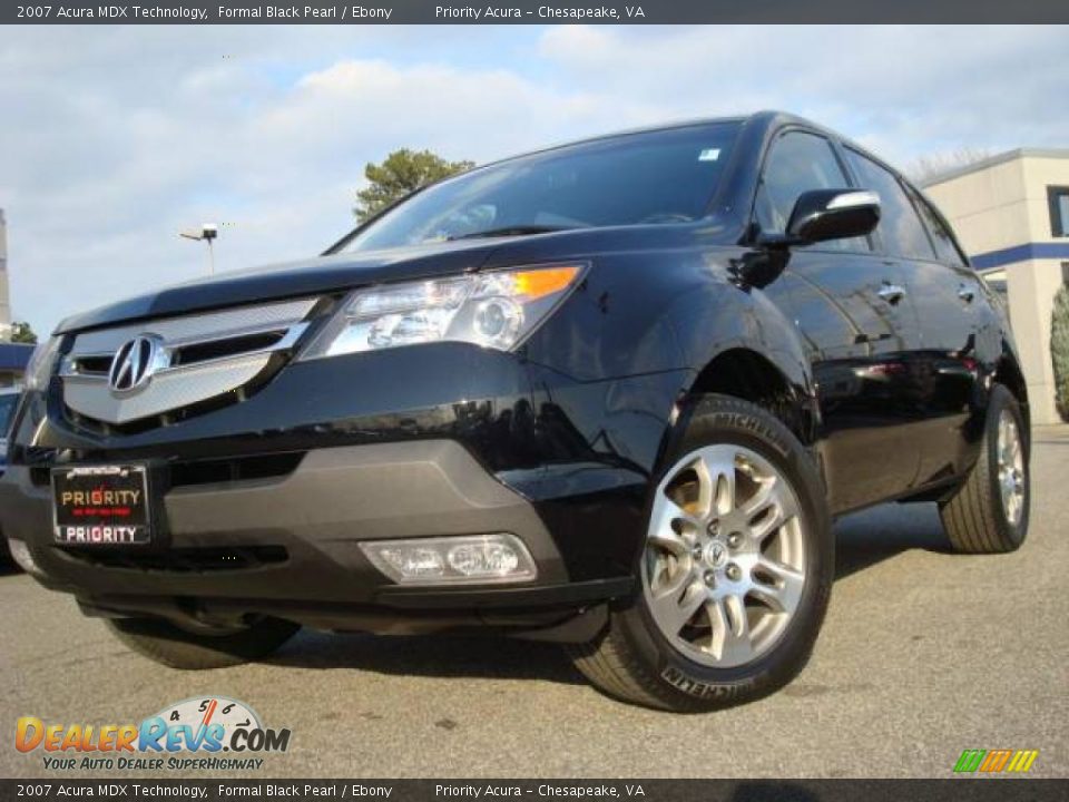 2007 Acura MDX Technology Formal Black Pearl / Ebony Photo #1