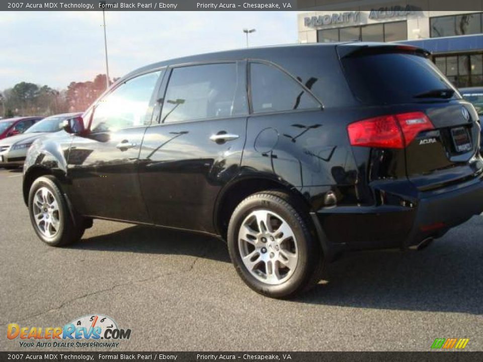 2007 Acura MDX Technology Formal Black Pearl / Ebony Photo #3