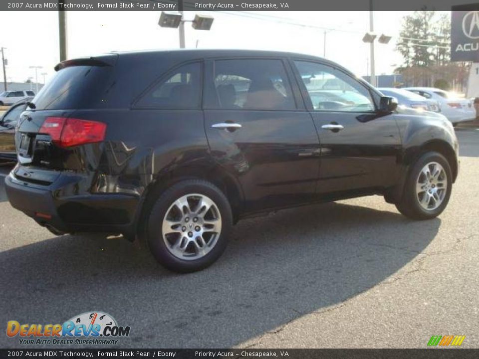 2007 Acura MDX Technology Formal Black Pearl / Ebony Photo #5
