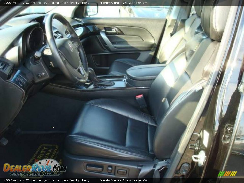 2007 Acura MDX Technology Formal Black Pearl / Ebony Photo #8