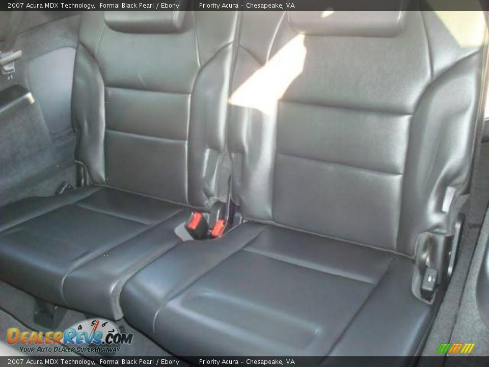 2007 Acura MDX Technology Formal Black Pearl / Ebony Photo #12