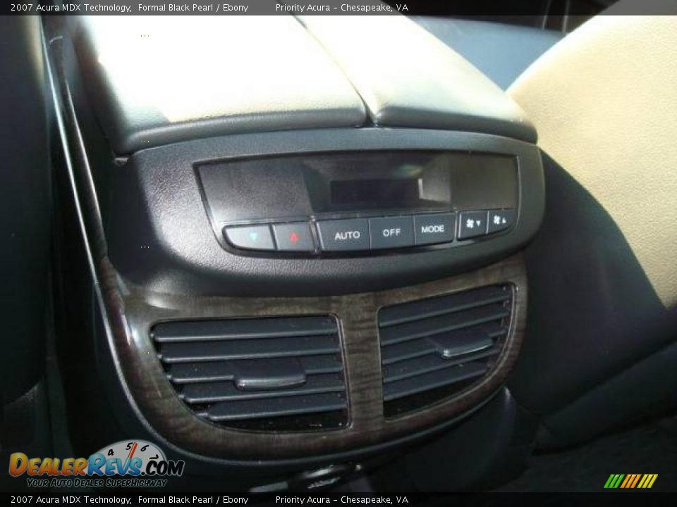 2007 Acura MDX Technology Formal Black Pearl / Ebony Photo #13