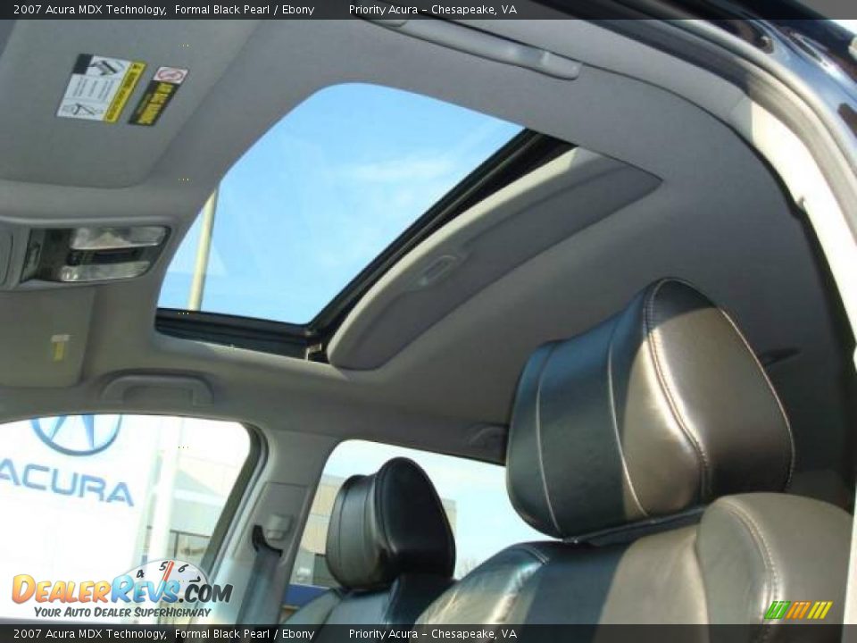 2007 Acura MDX Technology Formal Black Pearl / Ebony Photo #15
