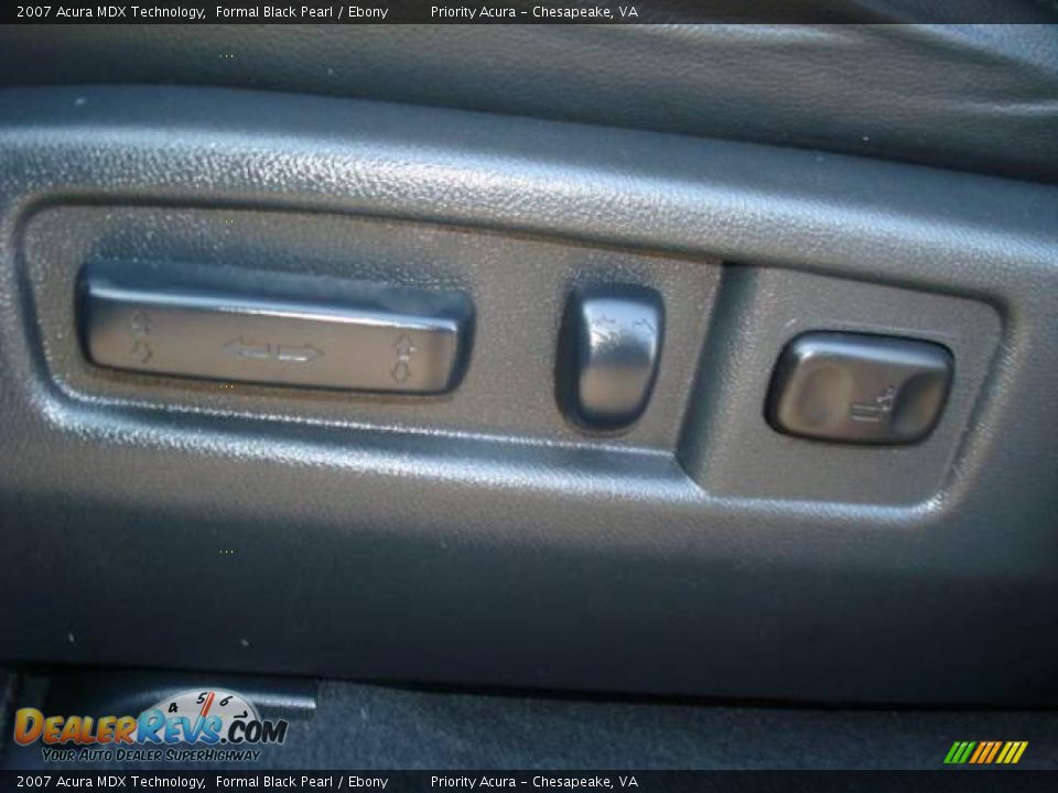 2007 Acura MDX Technology Formal Black Pearl / Ebony Photo #16