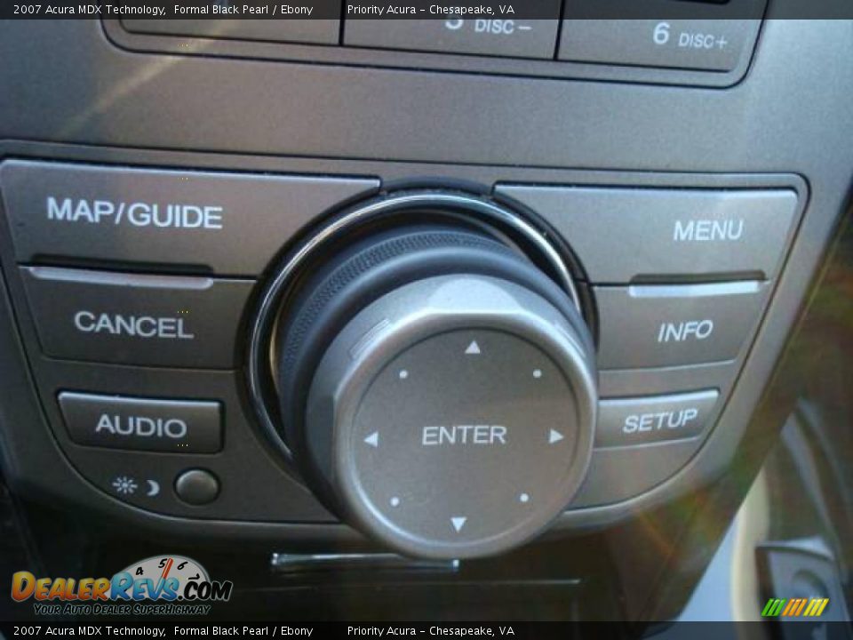 2007 Acura MDX Technology Formal Black Pearl / Ebony Photo #21