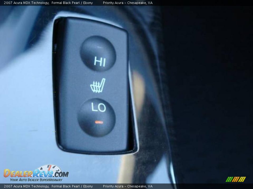 2007 Acura MDX Technology Formal Black Pearl / Ebony Photo #22