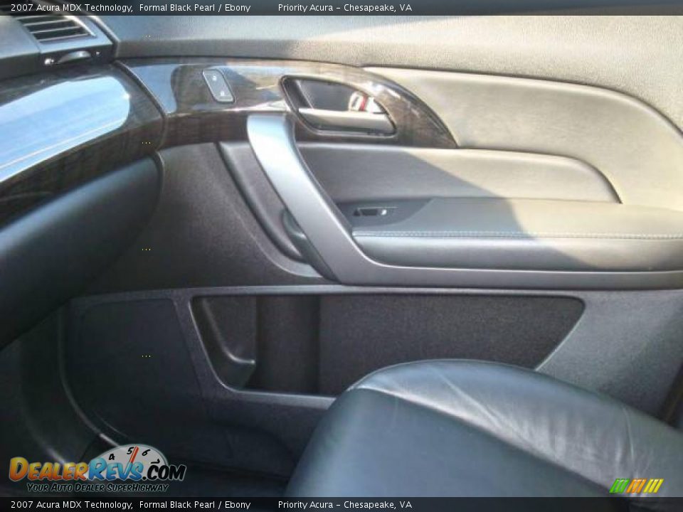 2007 Acura MDX Technology Formal Black Pearl / Ebony Photo #24
