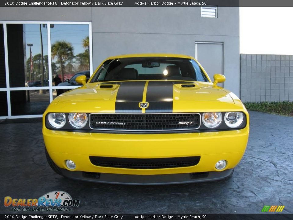 2010 Dodge Challenger SRT8 Detonator Yellow / Dark Slate Gray Photo #3