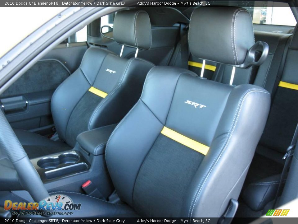 Dark Slate Gray Interior - 2010 Dodge Challenger SRT8 Photo #14