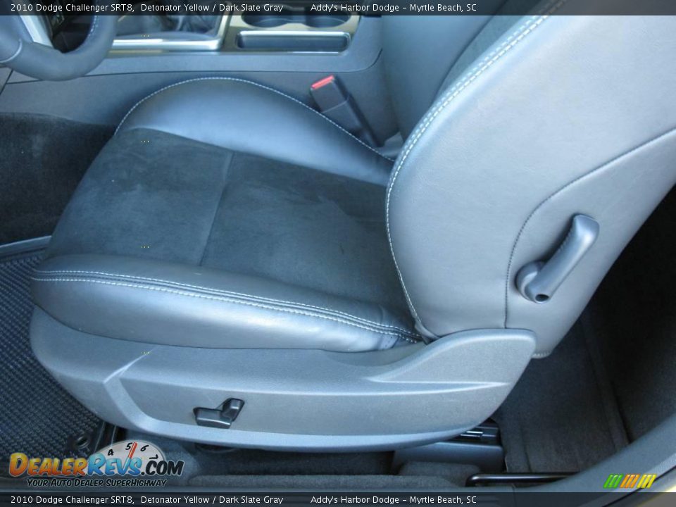 2010 Dodge Challenger SRT8 Detonator Yellow / Dark Slate Gray Photo #15