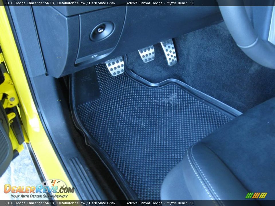 2010 Dodge Challenger SRT8 Detonator Yellow / Dark Slate Gray Photo #16