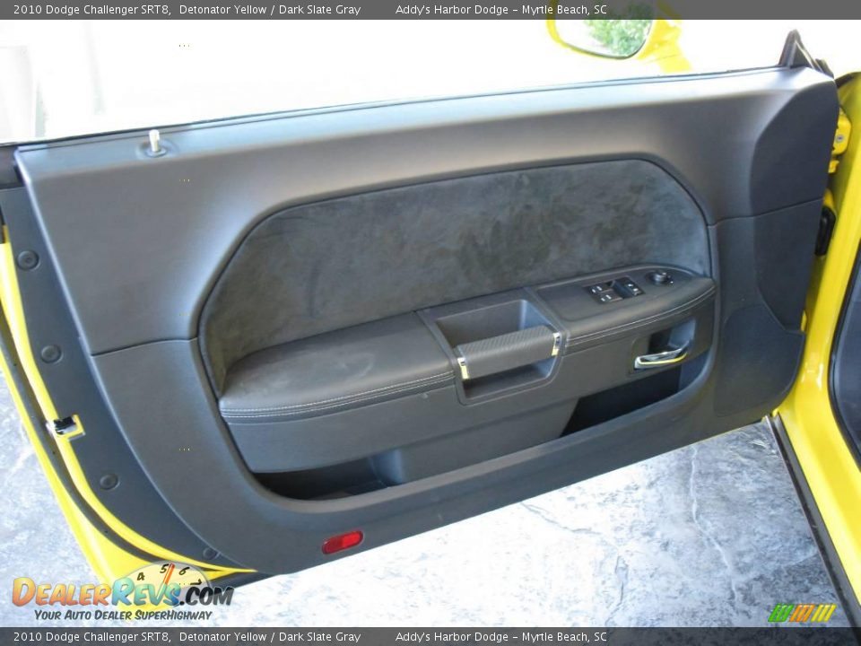 2010 Dodge Challenger SRT8 Detonator Yellow / Dark Slate Gray Photo #17