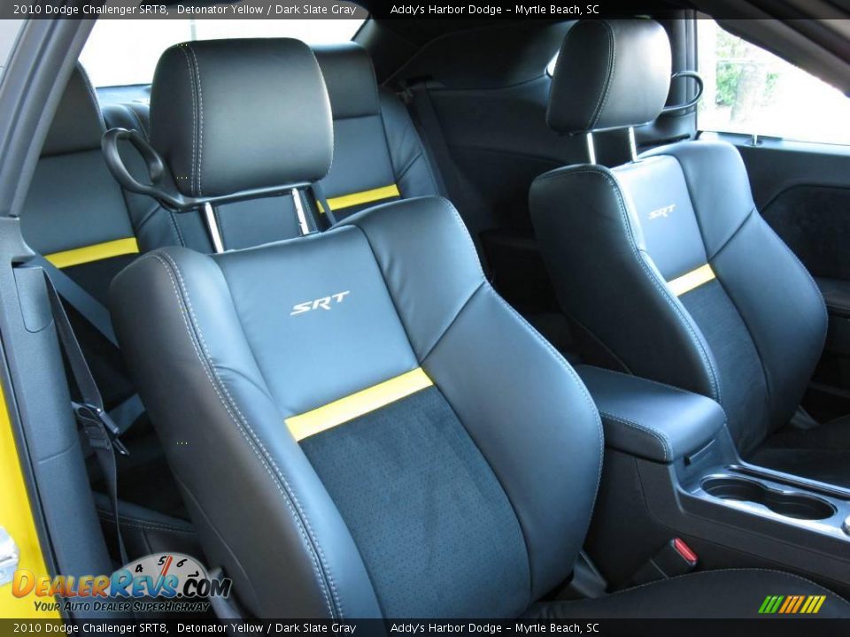 2010 Dodge Challenger SRT8 Detonator Yellow / Dark Slate Gray Photo #18