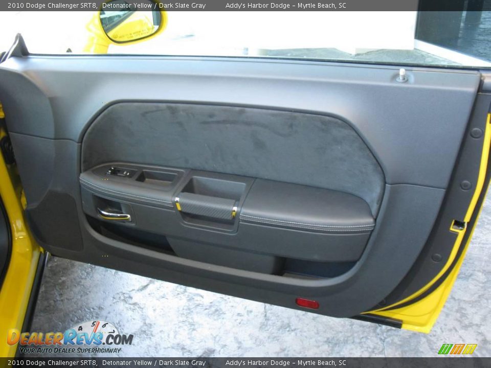 2010 Dodge Challenger SRT8 Detonator Yellow / Dark Slate Gray Photo #19
