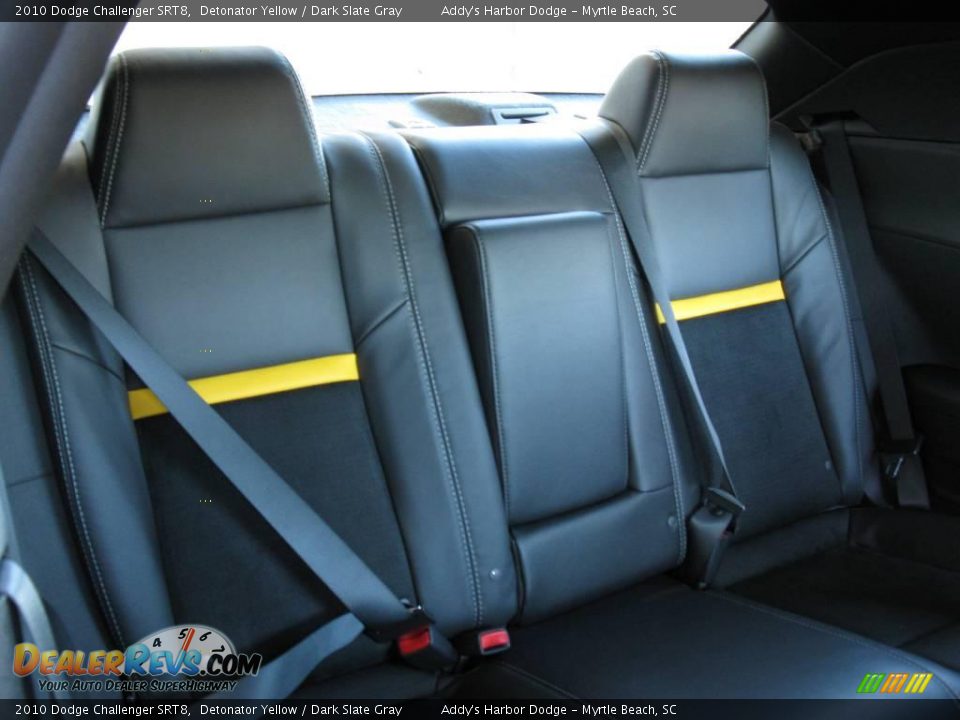 Rear Seat of 2010 Dodge Challenger SRT8 Photo #20