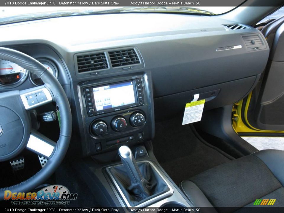 2010 Dodge Challenger SRT8 Detonator Yellow / Dark Slate Gray Photo #22