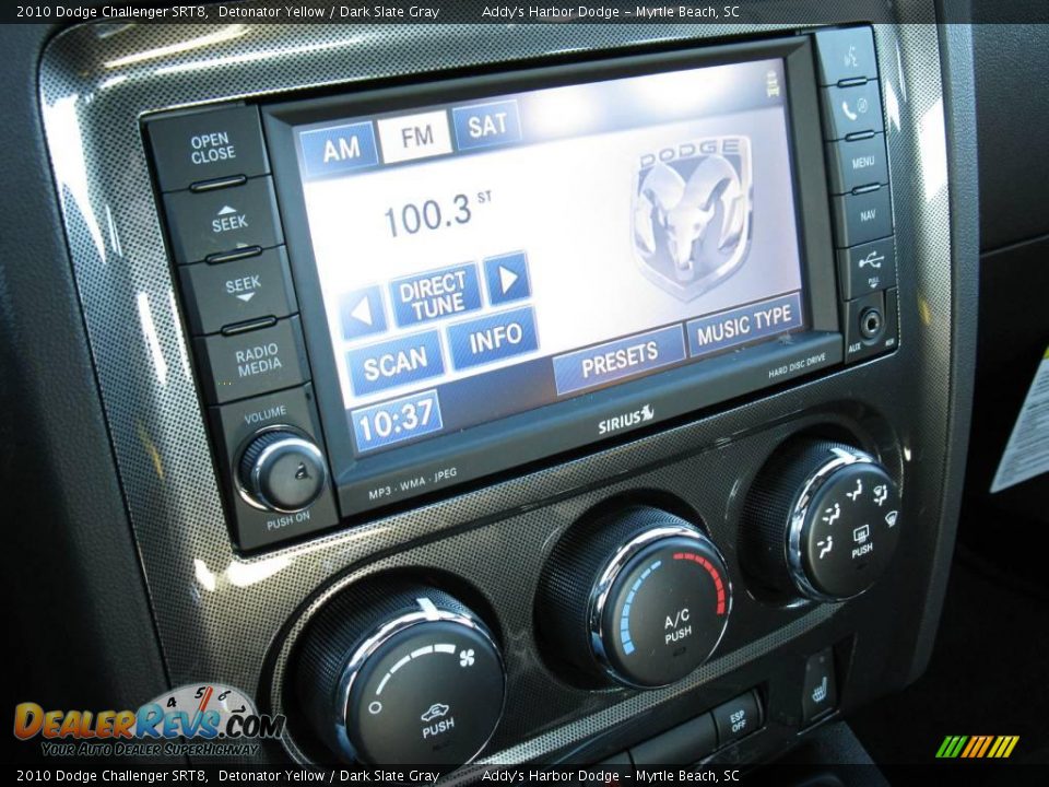 2010 Dodge Challenger SRT8 Detonator Yellow / Dark Slate Gray Photo #26