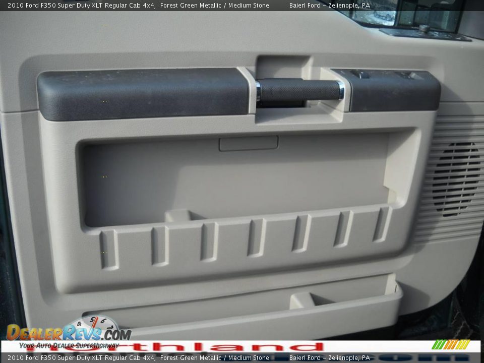 2010 Ford F350 Super Duty XLT Regular Cab 4x4 Forest Green Metallic / Medium Stone Photo #11