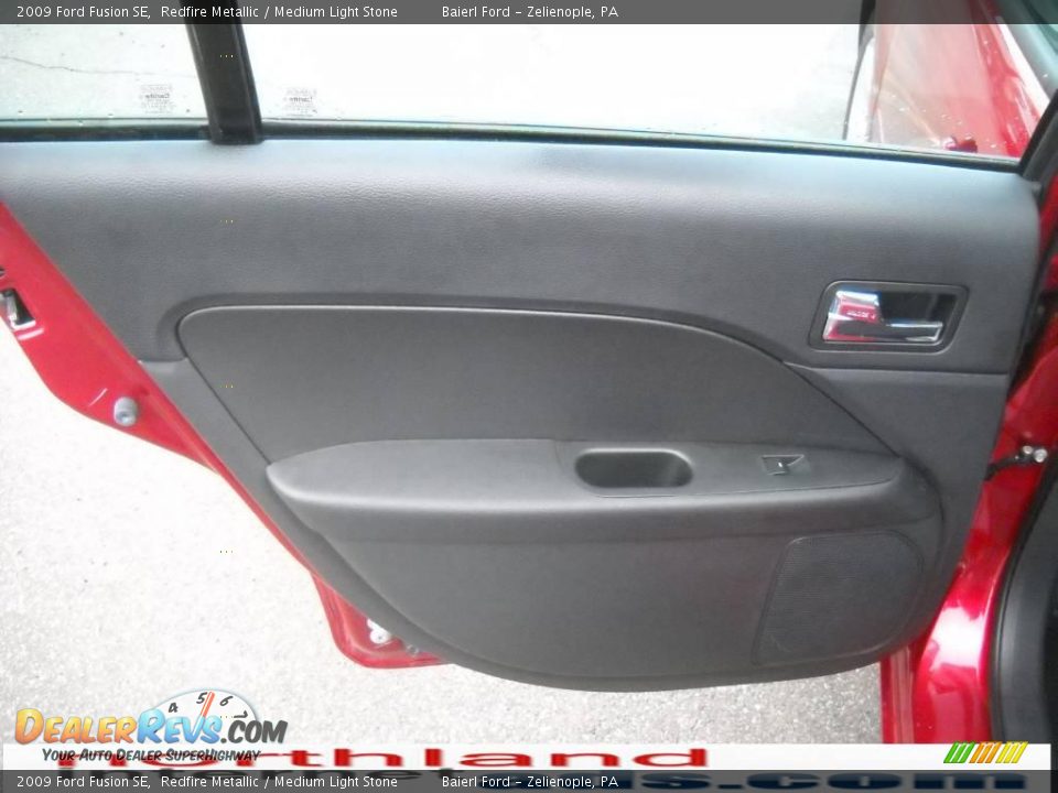 2009 Ford Fusion SE Redfire Metallic / Medium Light Stone Photo #13