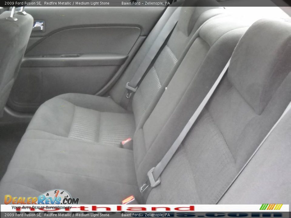 2009 Ford Fusion SE Redfire Metallic / Medium Light Stone Photo #14