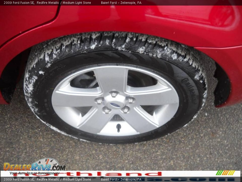 2009 Ford Fusion SE Redfire Metallic / Medium Light Stone Photo #15
