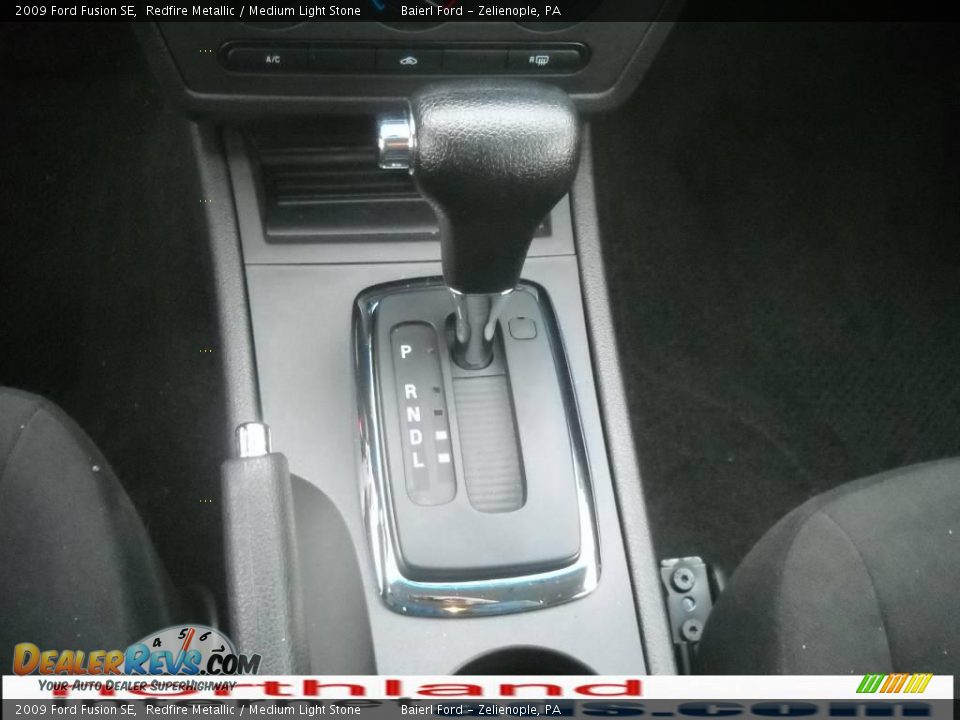 2009 Ford Fusion SE Redfire Metallic / Medium Light Stone Photo #18