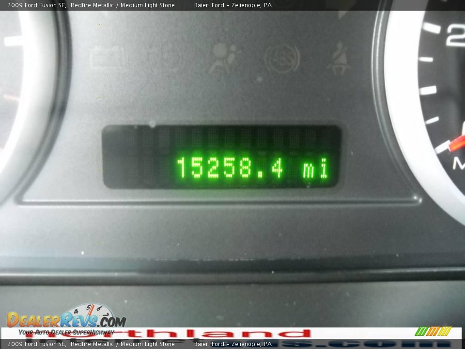 2009 Ford Fusion SE Redfire Metallic / Medium Light Stone Photo #20