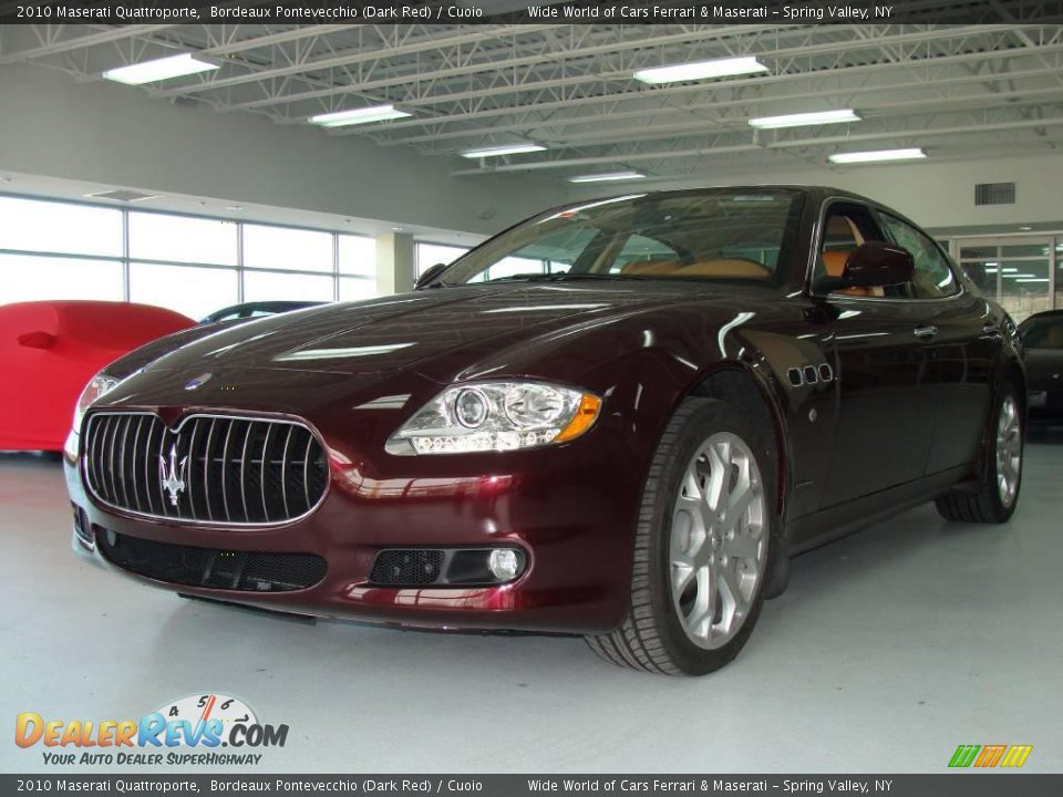 2010 Maserati Quattroporte Bordeaux Pontevecchio (Dark Red) / Cuoio Photo #1