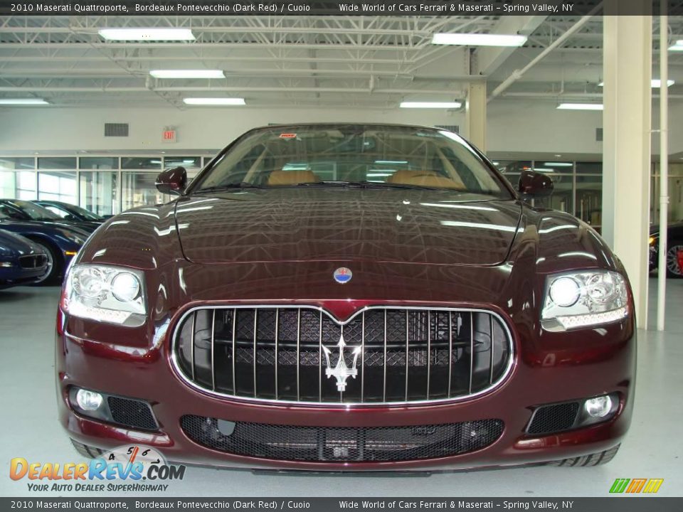 2010 Maserati Quattroporte Bordeaux Pontevecchio (Dark Red) / Cuoio Photo #2