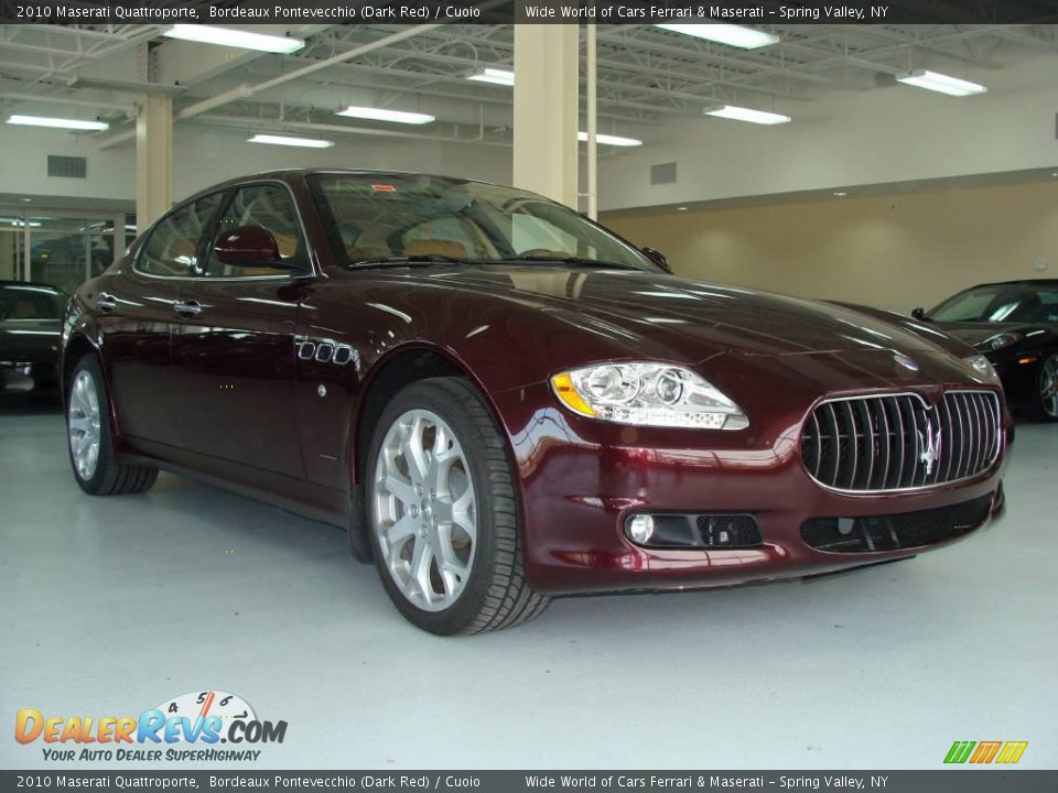 2010 Maserati Quattroporte Bordeaux Pontevecchio (Dark Red) / Cuoio Photo #3
