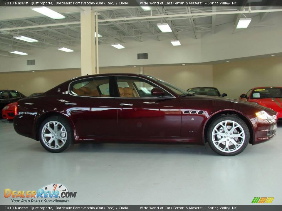 2010 Maserati Quattroporte Bordeaux Pontevecchio (Dark Red) / Cuoio Photo #4