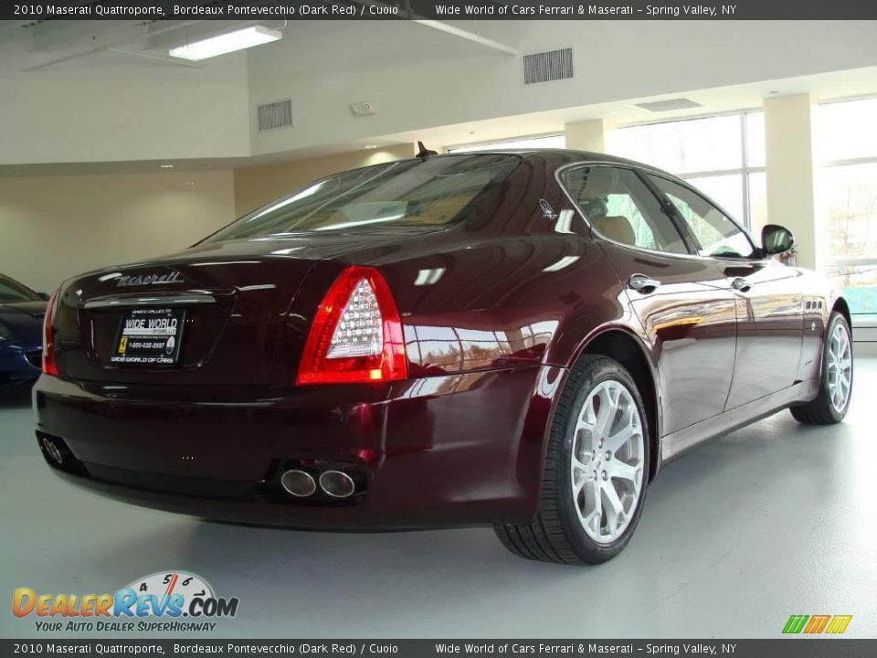 2010 Maserati Quattroporte Bordeaux Pontevecchio (Dark Red) / Cuoio Photo #5