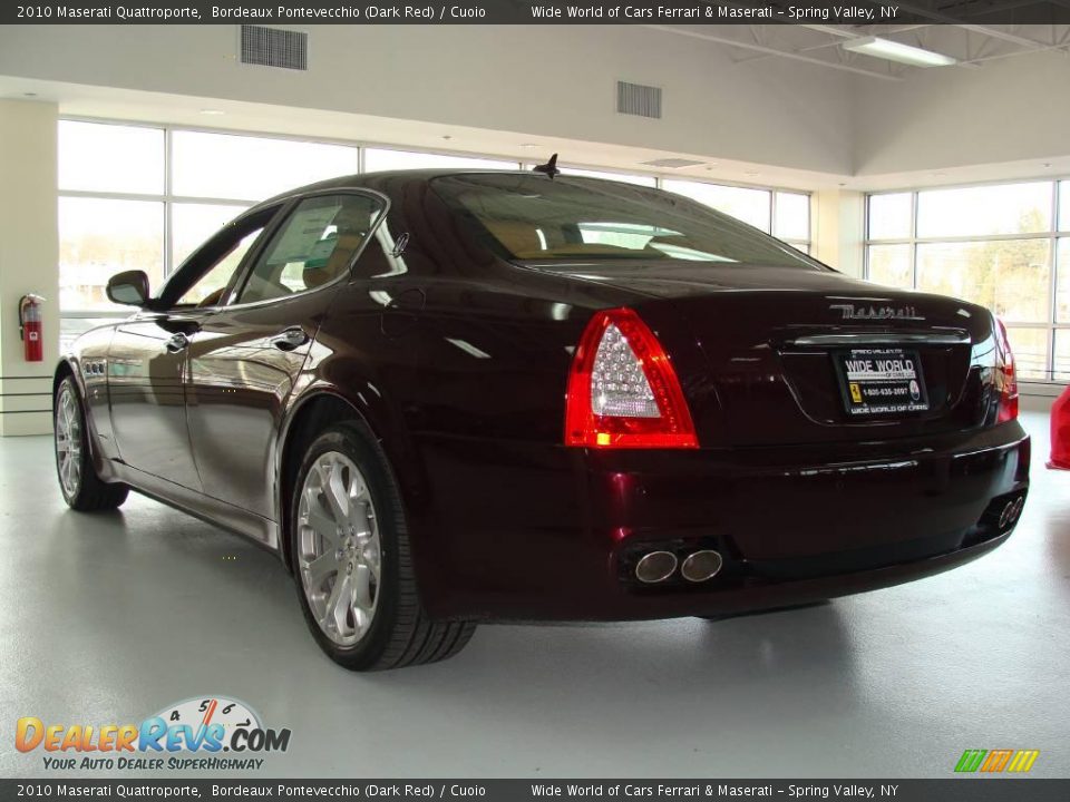 2010 Maserati Quattroporte Bordeaux Pontevecchio (Dark Red) / Cuoio Photo #7