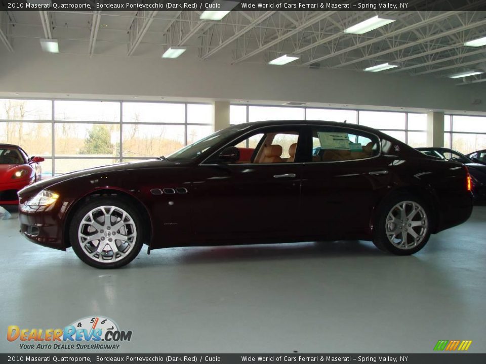 2010 Maserati Quattroporte Bordeaux Pontevecchio (Dark Red) / Cuoio Photo #8