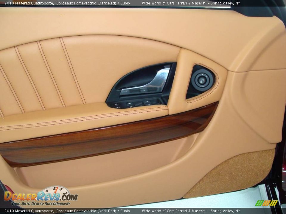2010 Maserati Quattroporte Bordeaux Pontevecchio (Dark Red) / Cuoio Photo #13