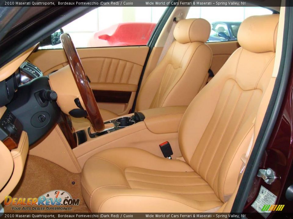 2010 Maserati Quattroporte Bordeaux Pontevecchio (Dark Red) / Cuoio Photo #14
