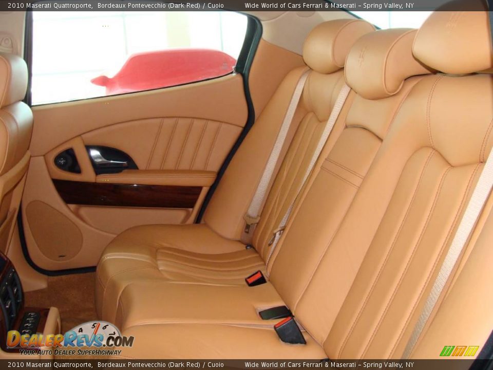 2010 Maserati Quattroporte Bordeaux Pontevecchio (Dark Red) / Cuoio Photo #18