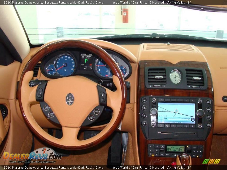 2010 Maserati Quattroporte Bordeaux Pontevecchio (Dark Red) / Cuoio Photo #19