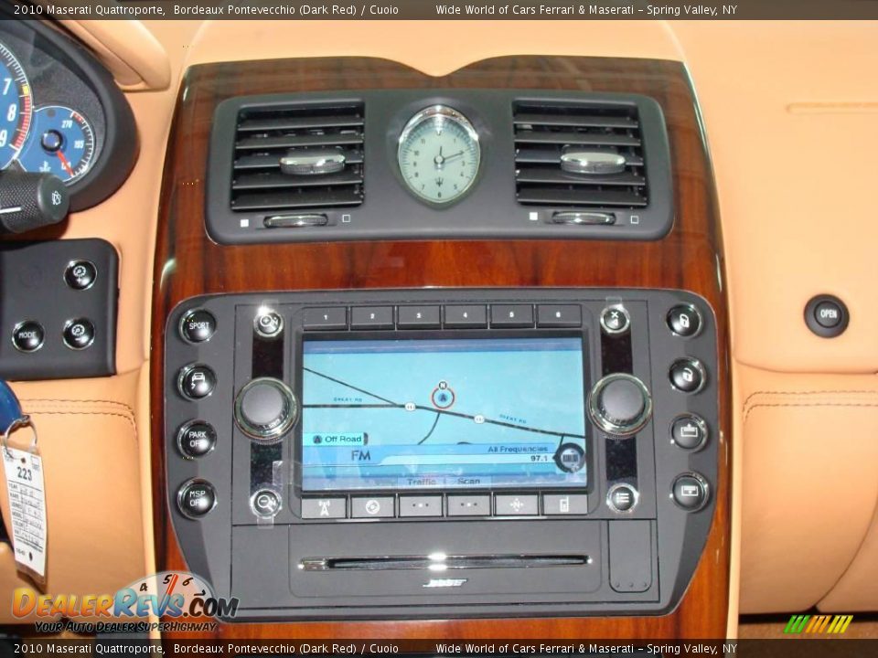 2010 Maserati Quattroporte Bordeaux Pontevecchio (Dark Red) / Cuoio Photo #20