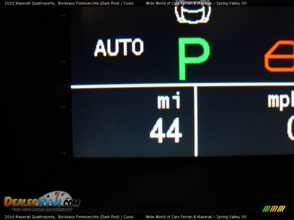 2010 Maserati Quattroporte Bordeaux Pontevecchio (Dark Red) / Cuoio Photo #25