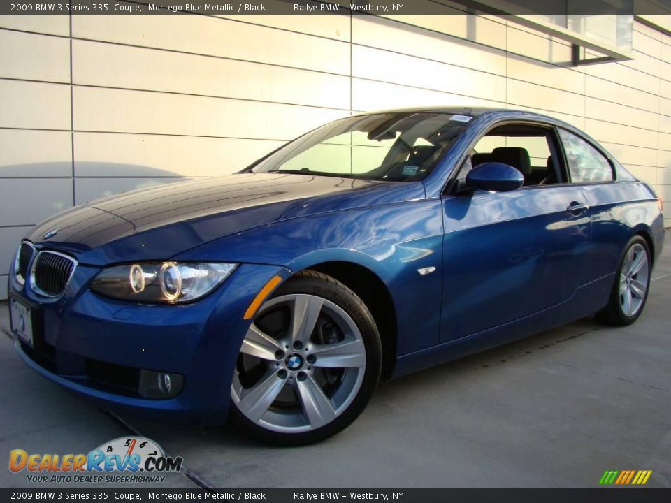 2009 BMW 3 Series 335i Coupe Montego Blue Metallic / Black Photo #1