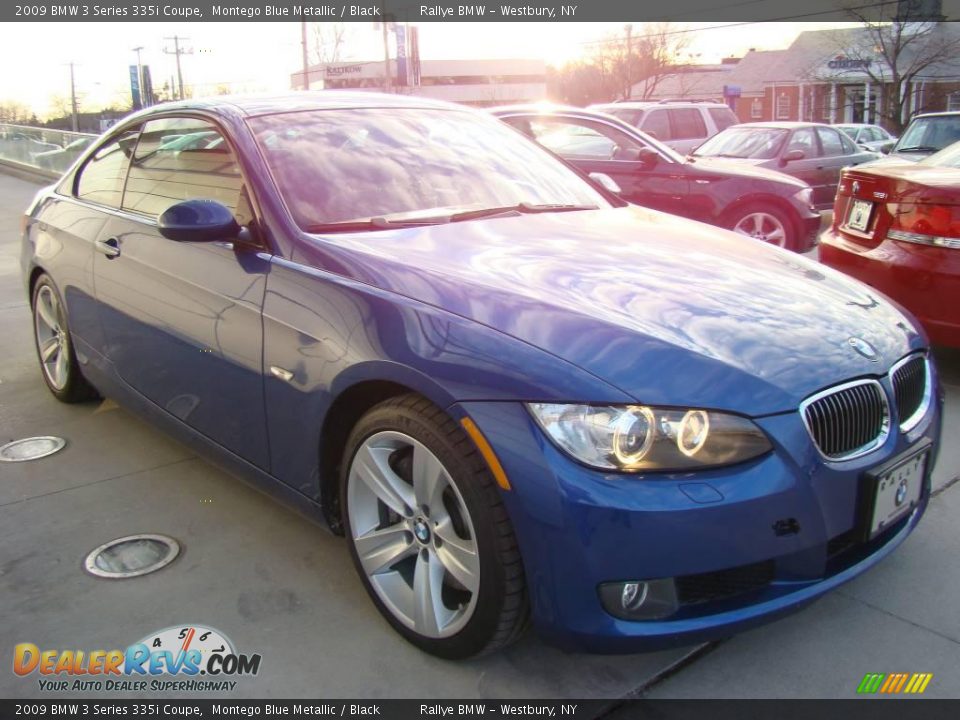 2009 BMW 3 Series 335i Coupe Montego Blue Metallic / Black Photo #3