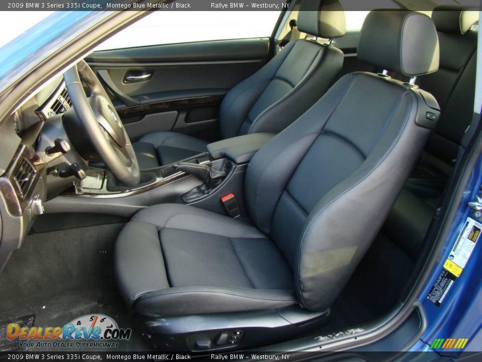 2009 BMW 3 Series 335i Coupe Montego Blue Metallic / Black Photo #8