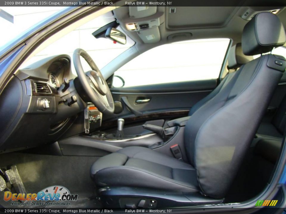 2009 BMW 3 Series 335i Coupe Montego Blue Metallic / Black Photo #9