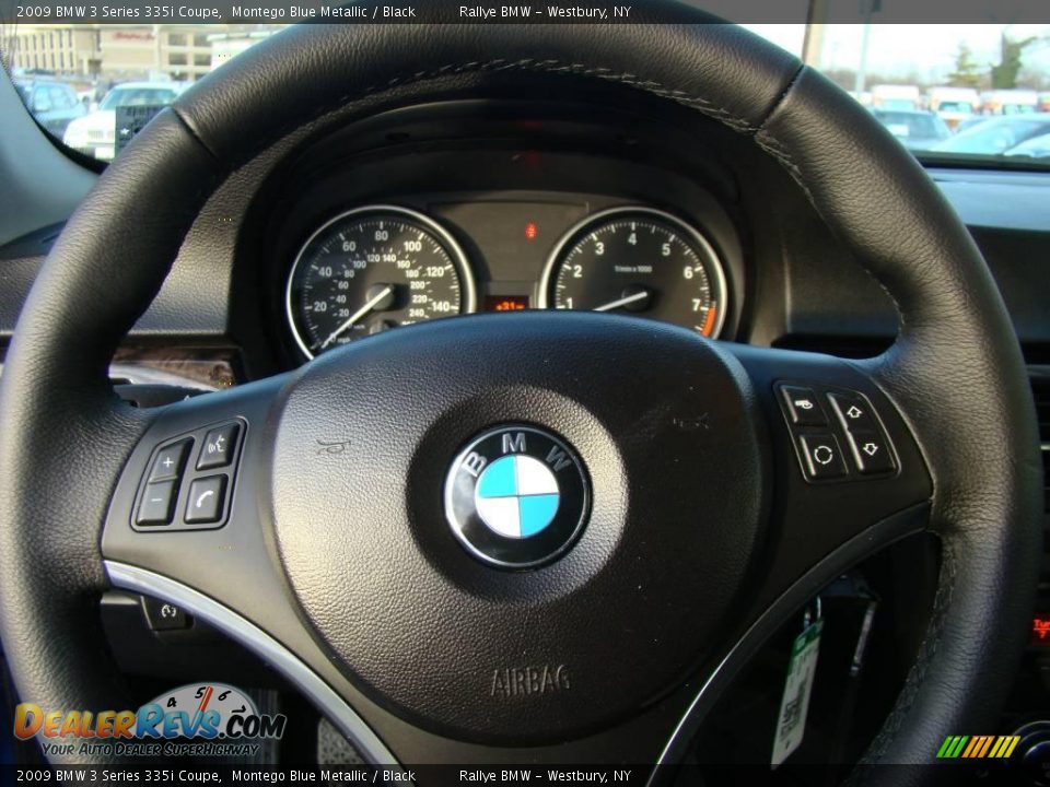 2009 BMW 3 Series 335i Coupe Montego Blue Metallic / Black Photo #10