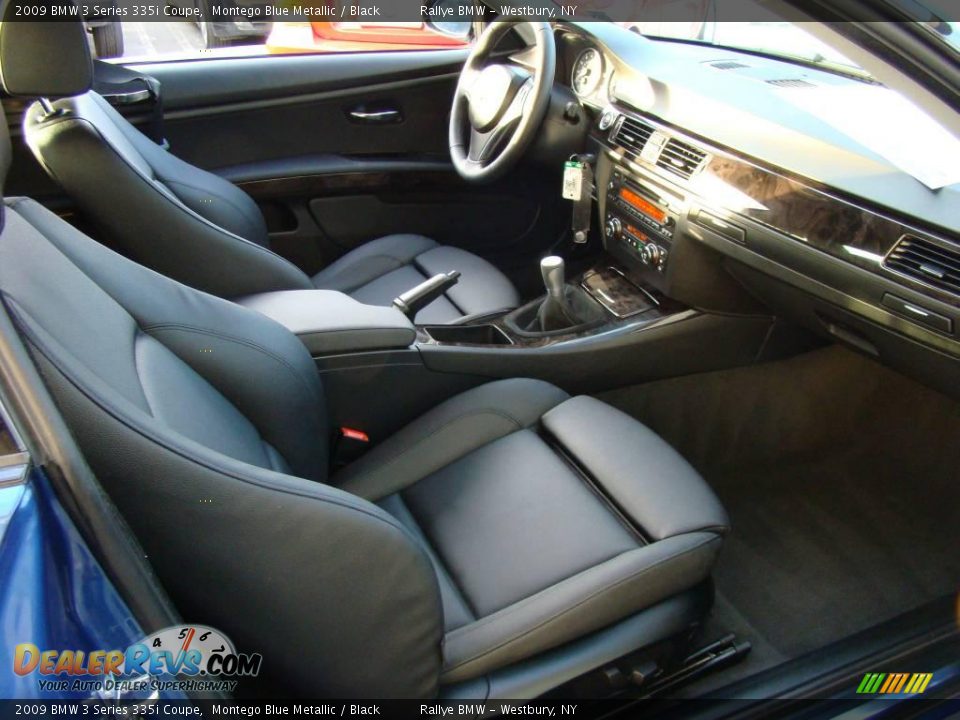 2009 BMW 3 Series 335i Coupe Montego Blue Metallic / Black Photo #13