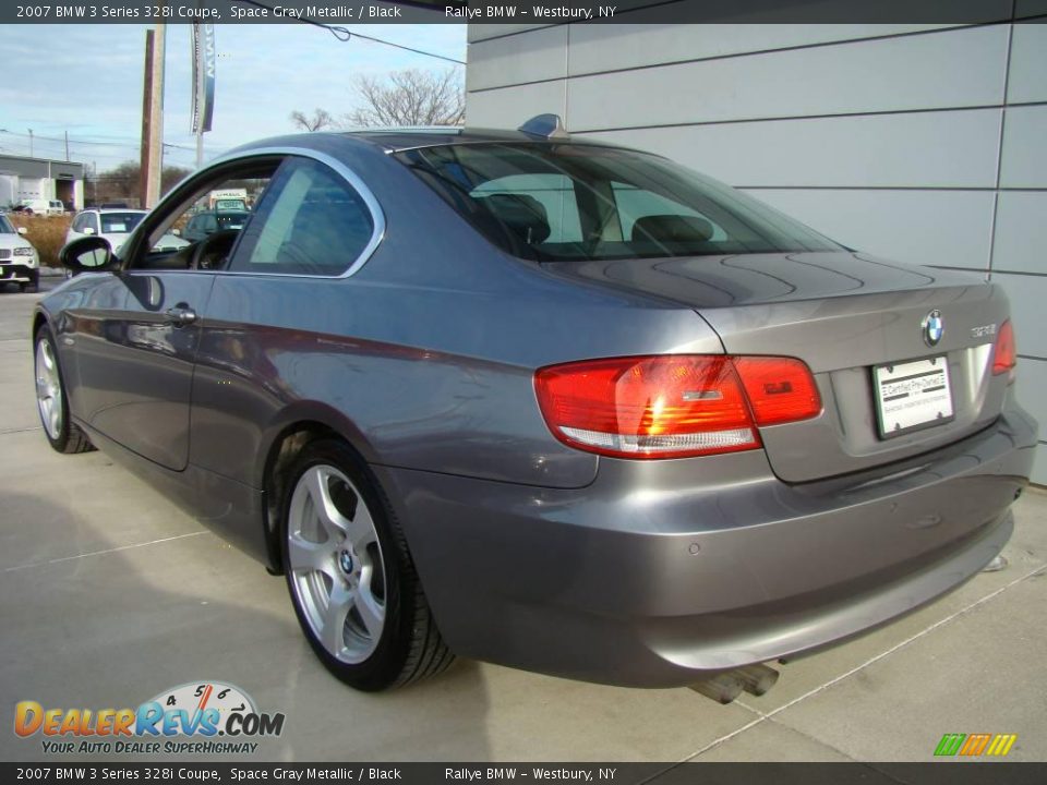 2007 BMW 3 Series 328i Coupe Space Gray Metallic / Black Photo #5