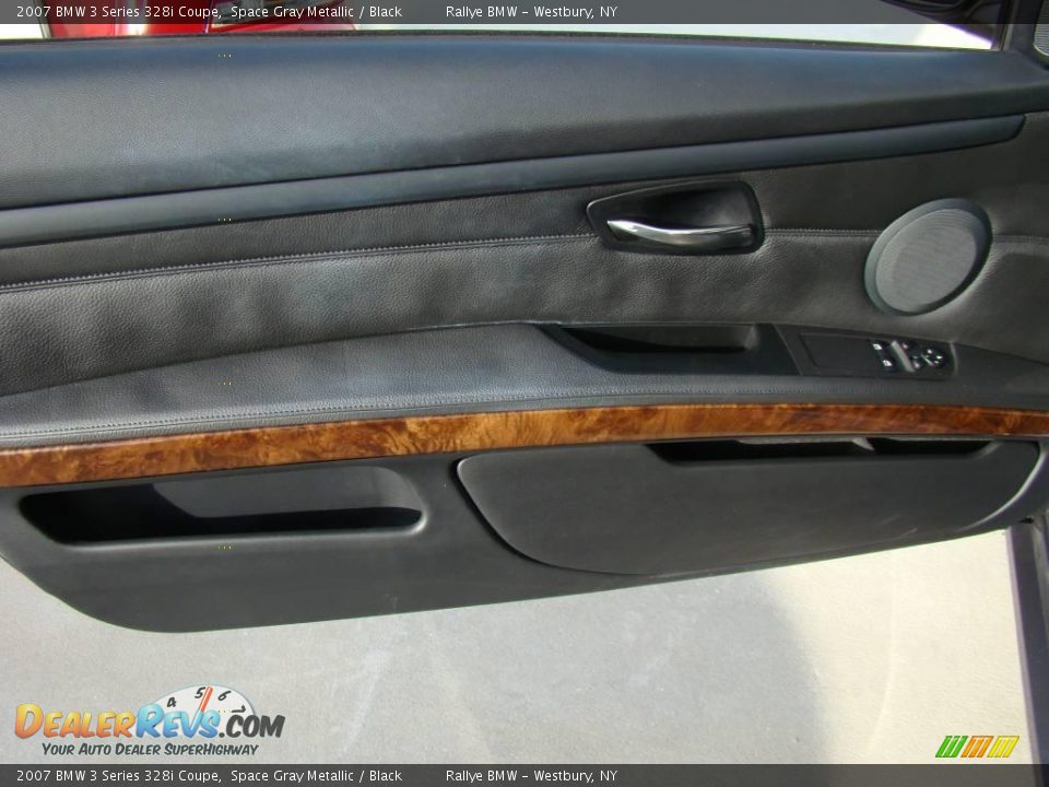2007 BMW 3 Series 328i Coupe Space Gray Metallic / Black Photo #7