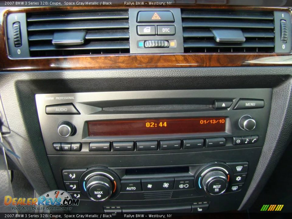 2007 BMW 3 Series 328i Coupe Space Gray Metallic / Black Photo #12